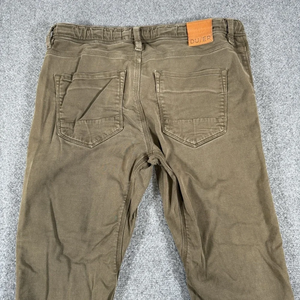 DU/ER Mens Pants 34x29‎ N2X Slim Fit No Sweat Jogger Tapered Performance